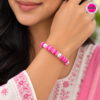 India Turns Pink Wear Happiness Bracelet