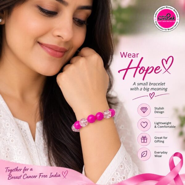 Pink Beauty Bead Bracelet