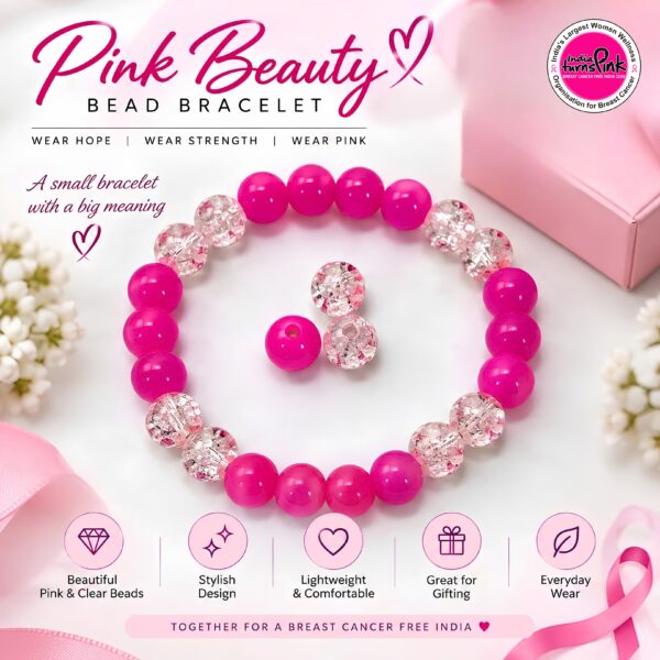 Pink Beauty Bead Bracelet