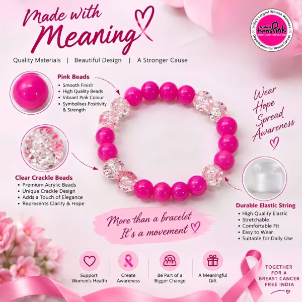 Pink Beauty Bead Bracelet