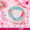 pink-blue-glass-bead-bracelet (2) Pink & Blue Purpose Glass Bead Bracelet