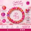 pink-orange-hope-bead-bracelet (1) Pink & Orange Hope Bead Bracelet