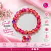 pink-orange-hope-bead-bracelet (2) Pink & Orange Hope Bead Bracelet