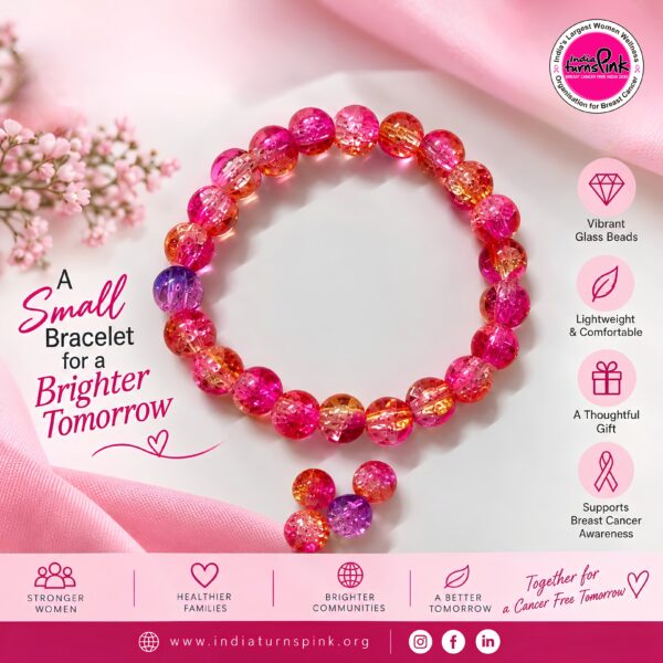 pink-orange-hope-bead-bracelet (2) Pink & Orange Hope Bead Bracelet